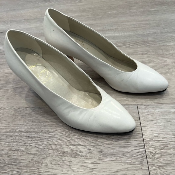 PALOMA Heels Pumps Pearl White | 6B Vintage​ - Picture 2 of 13